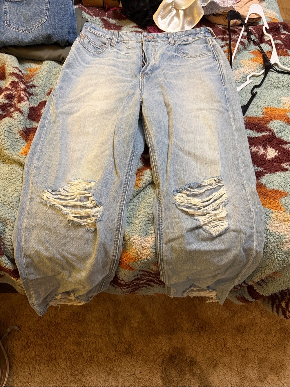 Ariat Light Blue Distressed Women's Jeans